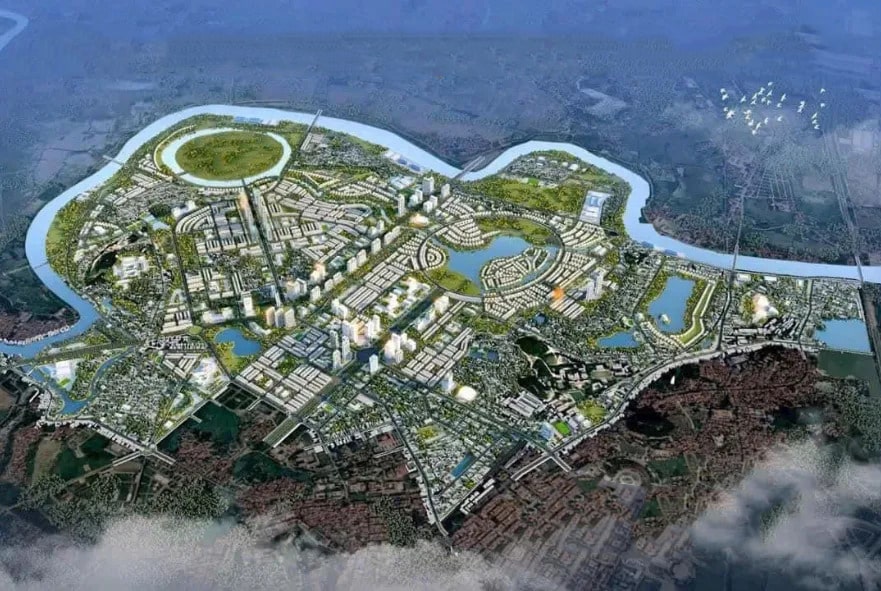 BẢN ĐỒ VỊ TRÍ VINHOMES HÒA LONG BẮC NINH