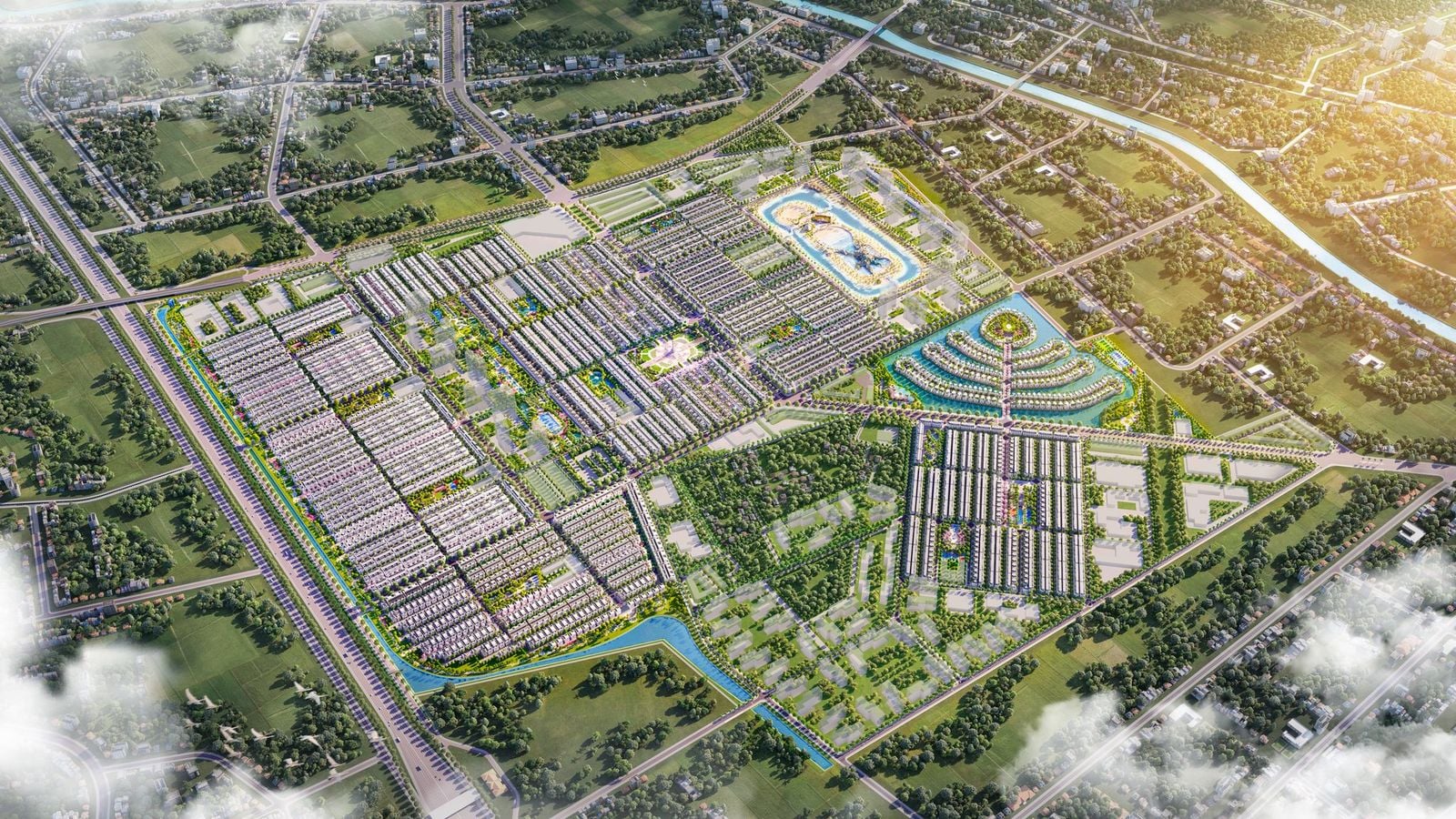 Vị tr&iacute; dự &aacute;n Sun Group Bắc Ninh